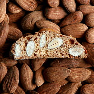 Galleta con almendras, nueces, avellanas o chocolate